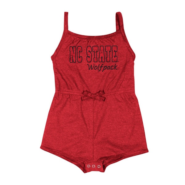Red Infant Girls Tank Romper